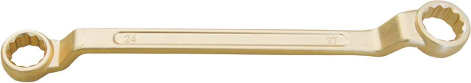 Ключ накидной изогнутый двусторонний 50x55mm Al-Br X-SPARK 151-5055