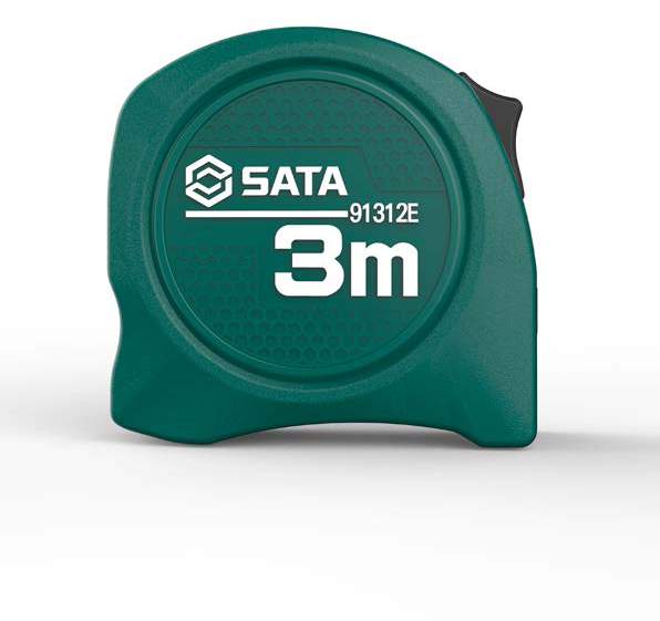 Рулетка измерительная 10м, пластиковый корпус SATA ST91317E