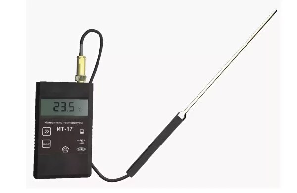 Термометр контактный цифровой с выносным датчиком ИТ-17 К-02 (4-300)