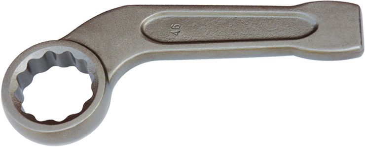 Ключ накидной ударный изогнутый 32 mm DIN7444 X-Spark