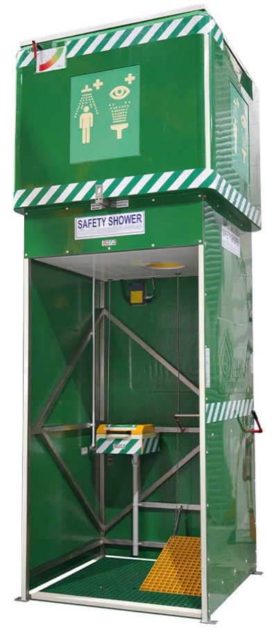 Душ безопасности с резервуаром 1500 л EMPTEEZY VTS1500