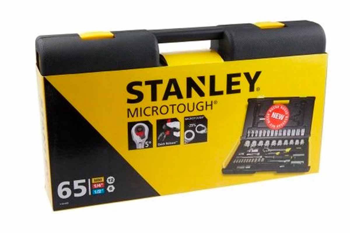 Набор торцевых головок и аксессуаров 1/4" + 1/2"  65 пр. 1-94-659 Stanley