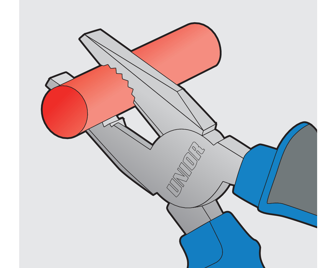Плоскогубцы комбинированные 180mm UNIOR 607871