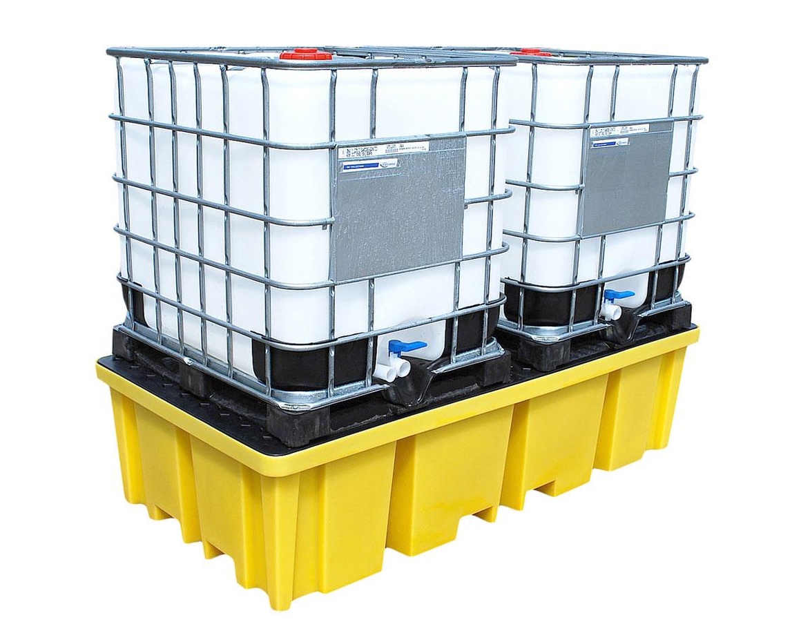 Поддон для еврокубов IBC 2 x 1000L 2345x1280x640mm ROMOLD BB2FW