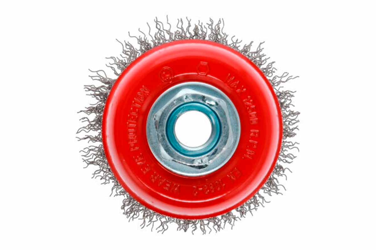 Щетка чашечная D75 M14х2,0 гофрированная Metal OSBORN 2008613162