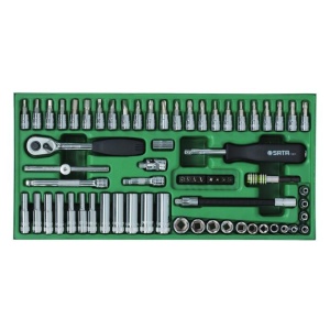 Набор торцевых головок 1/4" 66пр. SATA ST09901SJ