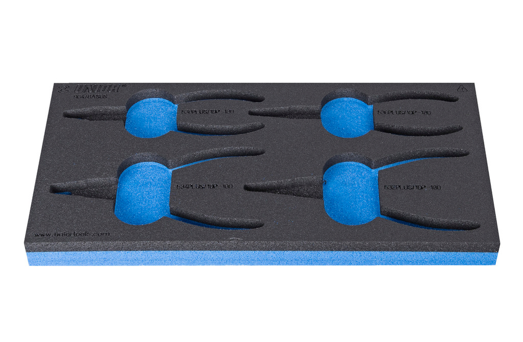 Набор съёмников стопорных колец в SOS-ложементе UNIOR 621061