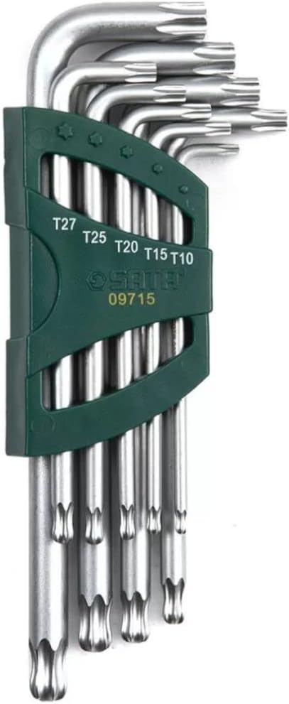 Набор имбусовых ключей удлиненных Tamper-Proof TORX шариком (9 предм.) T10-T50 SATA ST09715