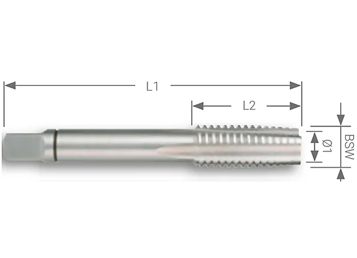 Метчик BSW 3/4x10 RUKO 3шт HSS DIN352 RUKO 246034
