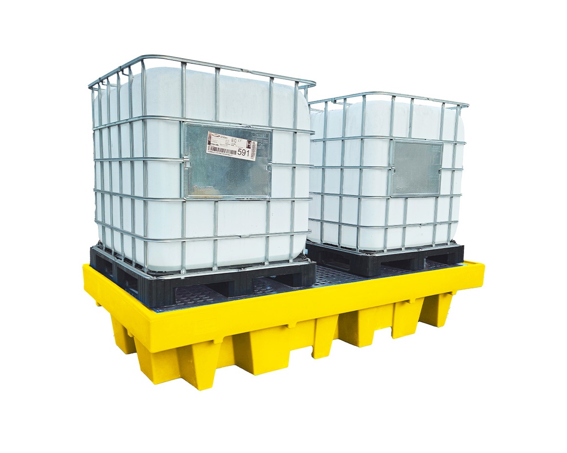 Поддон для еврокубов IBC 2 x 1000L 2560x1350x500mm ROMOLD BB2