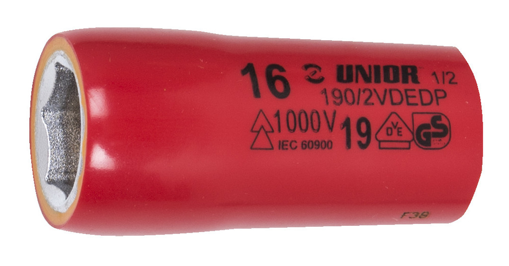 Головка торцевая изолированная 1/2" 13mm 1000V UNIOR 612198 