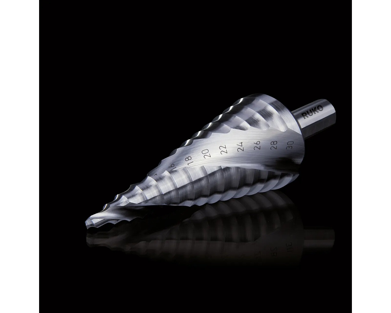 Сверло ступенчатое 4,0-39,00mm HSS RUKO 101056