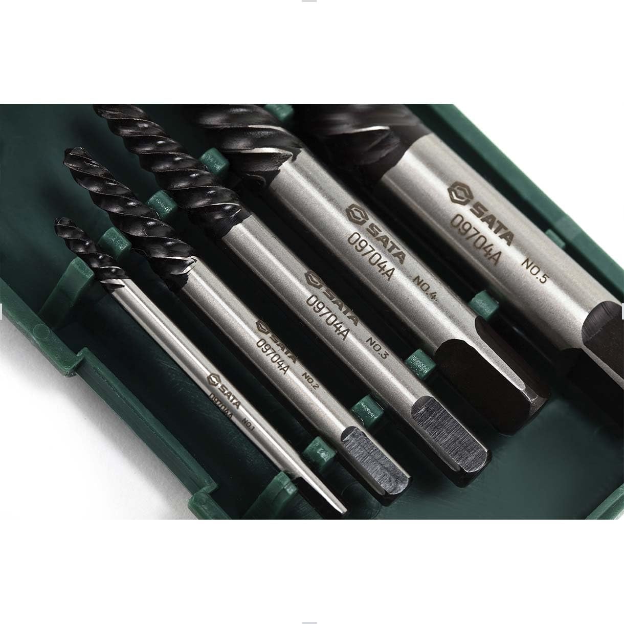 Набор экстракторов 3.3, 5.3, 6.4, 8.8, 11.2 mm SATA ST09704ASJ