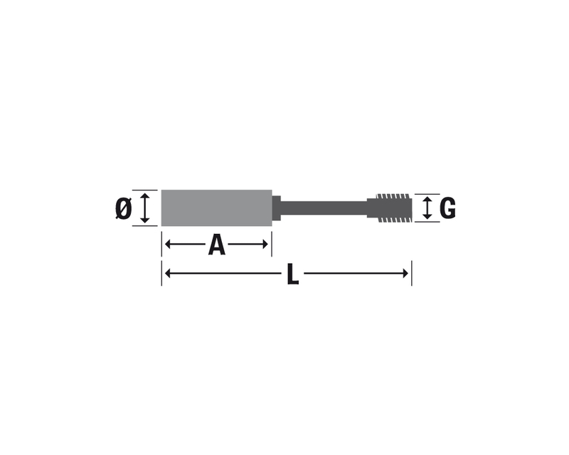 Щётка ёрш D20х100х140 хвостовик с резьбой 5/16 OSBORN 0002-812 220