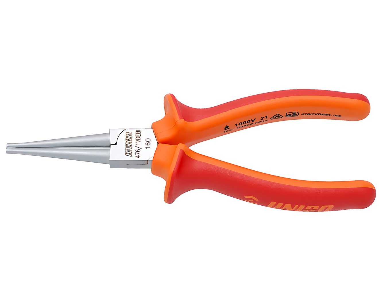 Круглогубцы изолированные 160mm 1000V UNIOR 610432 