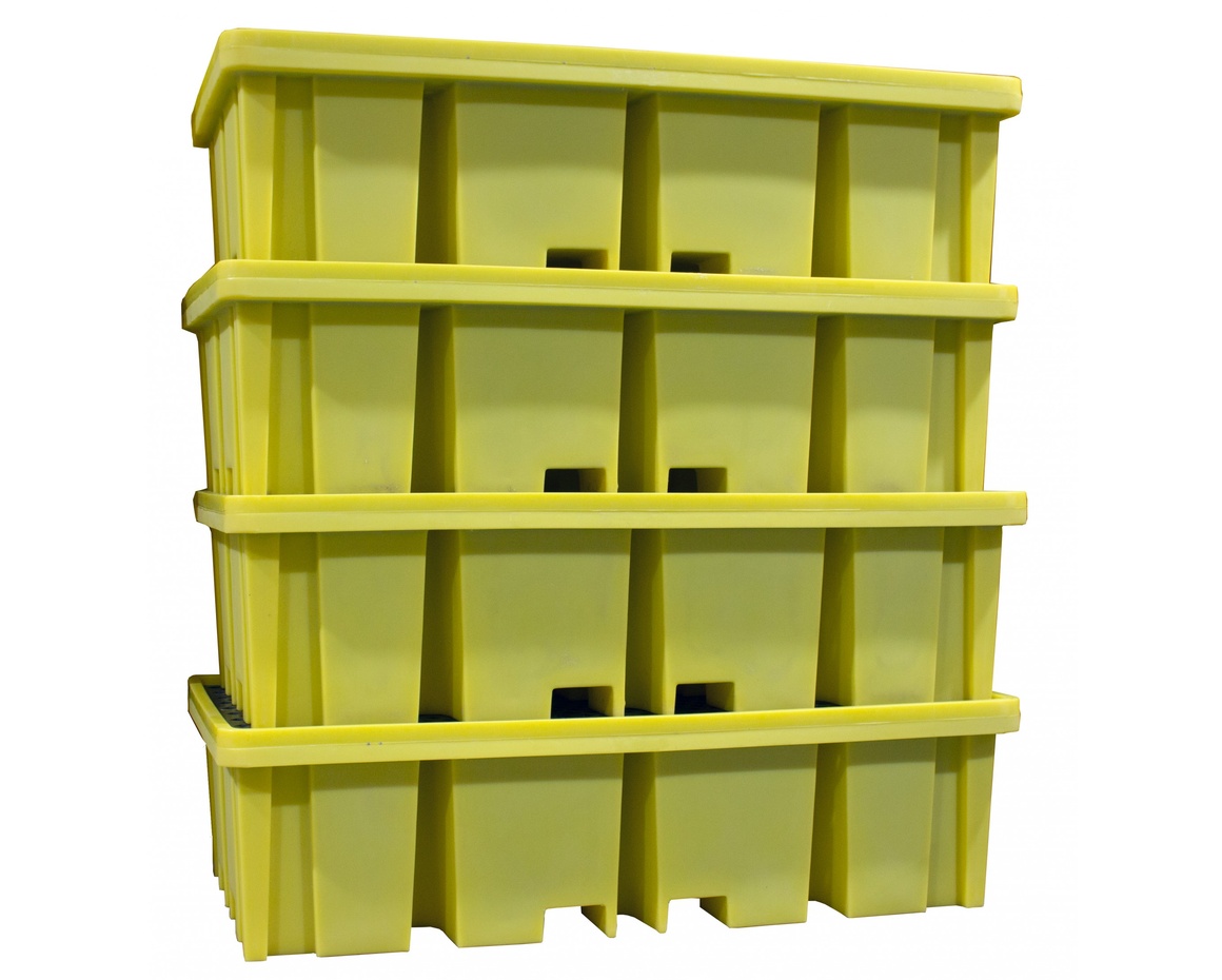 Поддон для еврокубов IBC 2 x 1000L 2345x1280x640mm ROMOLD BB2FW