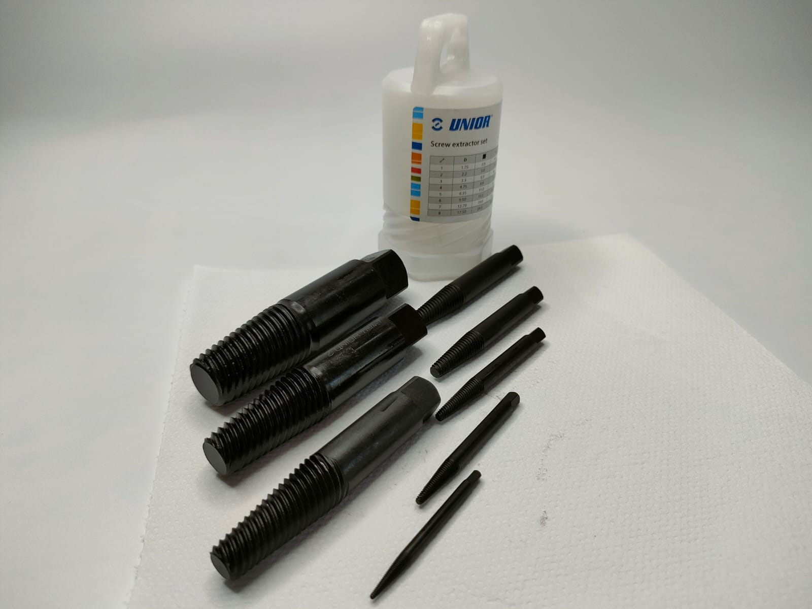 Набор экстракторов винтов M3 - M45 UNIOR 616822