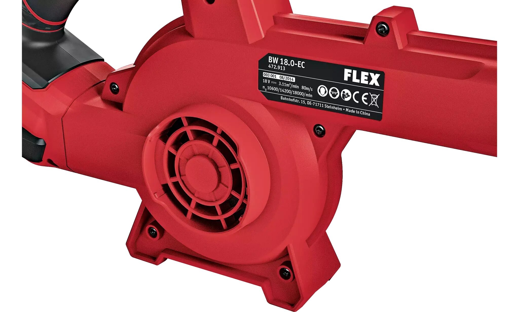 Воздуходувка аккумуляторная BW 18.0-EC FLEX 472913