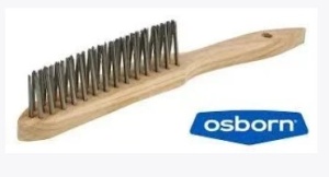Щётка ручная 3 ряда для угловых сварных швов Metal OSBORN 0003162133