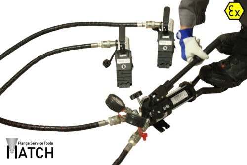 Разгонщик фланцев 15,5t. MATCH HSW15TEXHPBEX Twin Kit ATEX