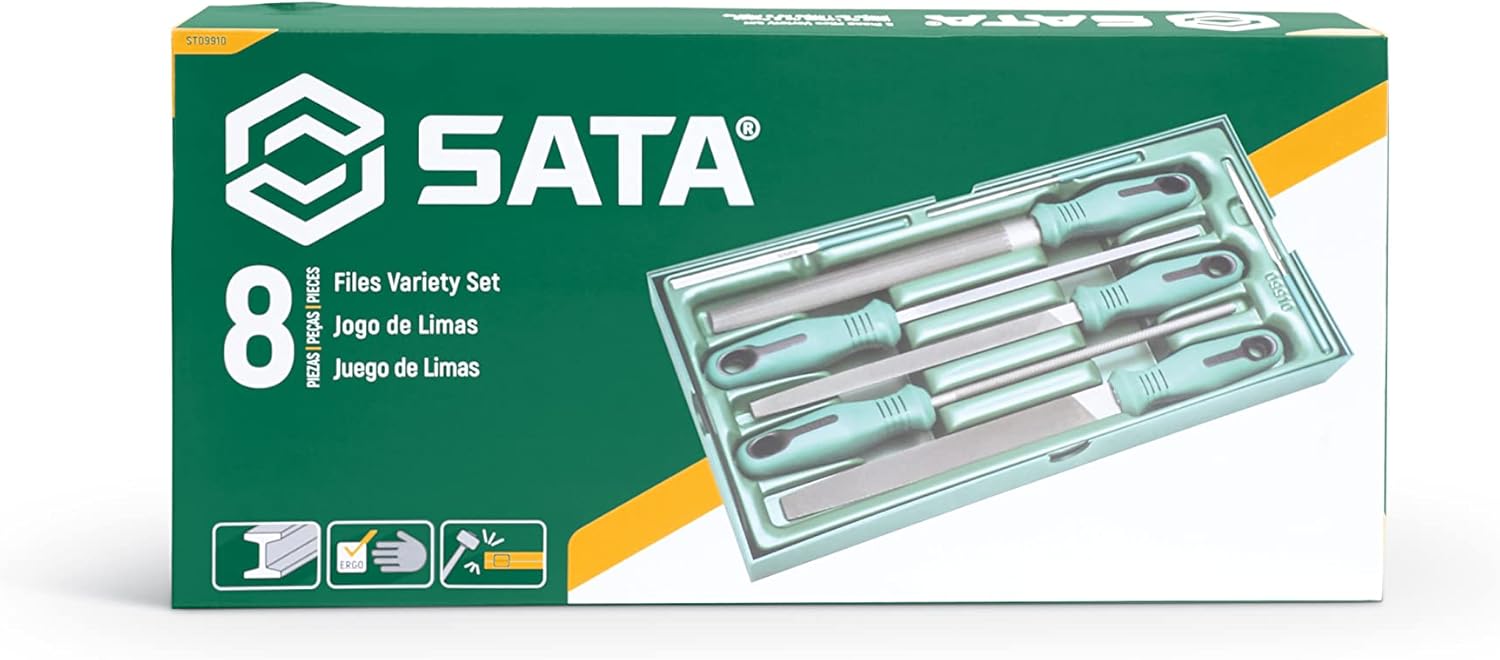Набор напильников 8пр. SATA ST09910