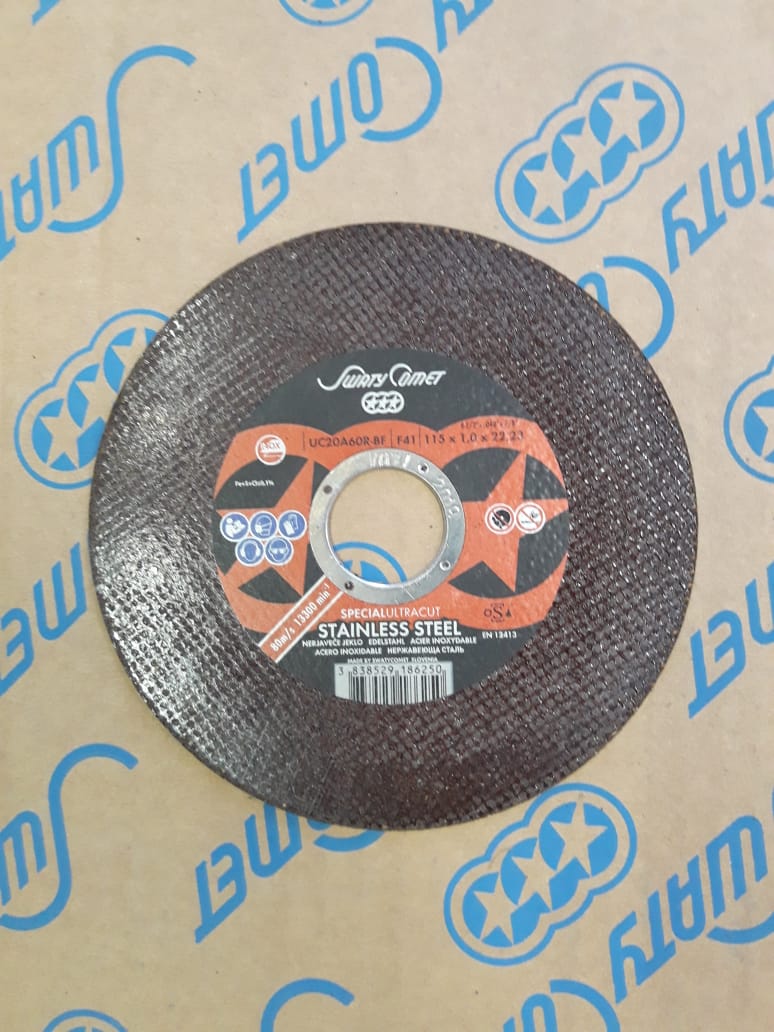 Круг отрезной D115х1 Inox&Metal UC20A60R-BF/F41 SwatyComet 376246