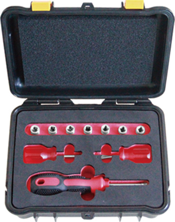 Набор искробезопасных головок 4-8мм. 1/4" (8 пр.) AL-BR X-SPARK 101A