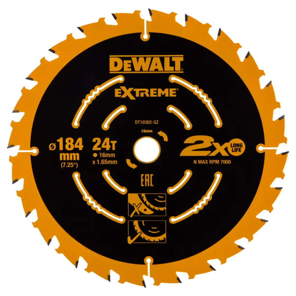 Диск пильный DT10302-QZ DeWALT