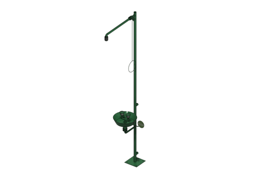 Душ аварийный комбинированный B-SAFETY BR 837 085D