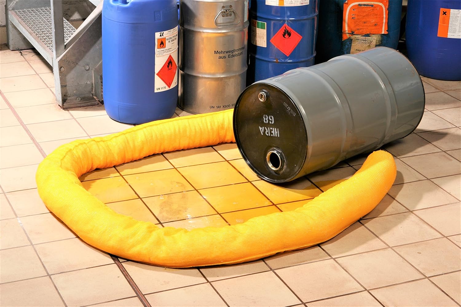 Бон сорбирующий Yellow 7.5 cm x 1.2 m 20шт/уп SCHOELLER YS1 