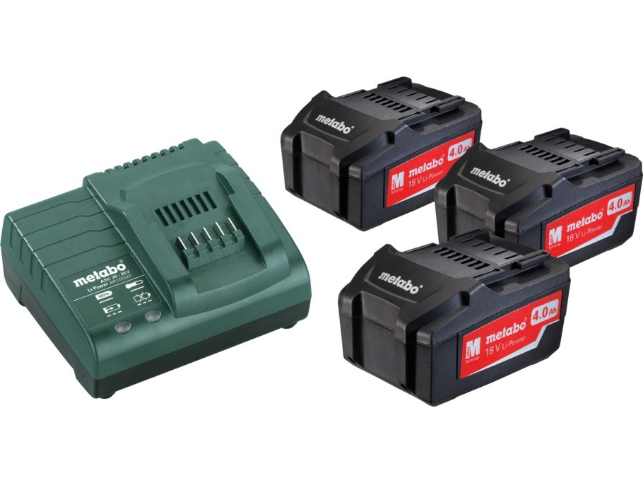 Зарядное устройство с аккумуляторами Basic-Set 4.0 METABO 685049000
