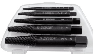 Набор экстракторов винтов M3-M18 (5 пр.) UNIOR 616820