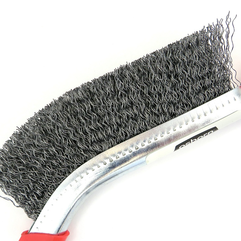 Щетка ручная 265/140 гофрированная стальная проволока 0,30 T25 OSBORN 0008462291