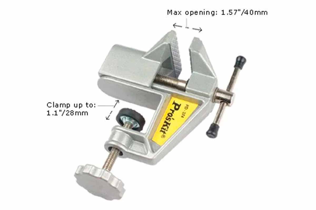 Тиски 40х60х28 мм Proskit PD-374