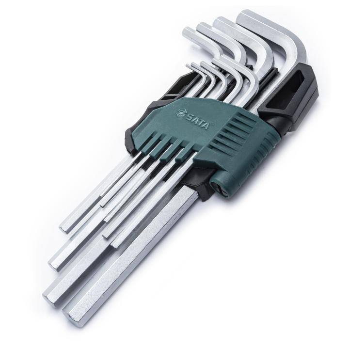 Набор метрических длинных шестигранных ключей 9пр. SATA ST09107ASJ шт