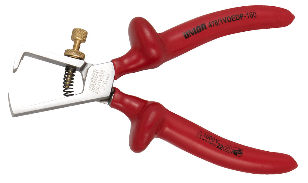 Пассатижи для снятия изоляции изолированные UNIOR 619186 