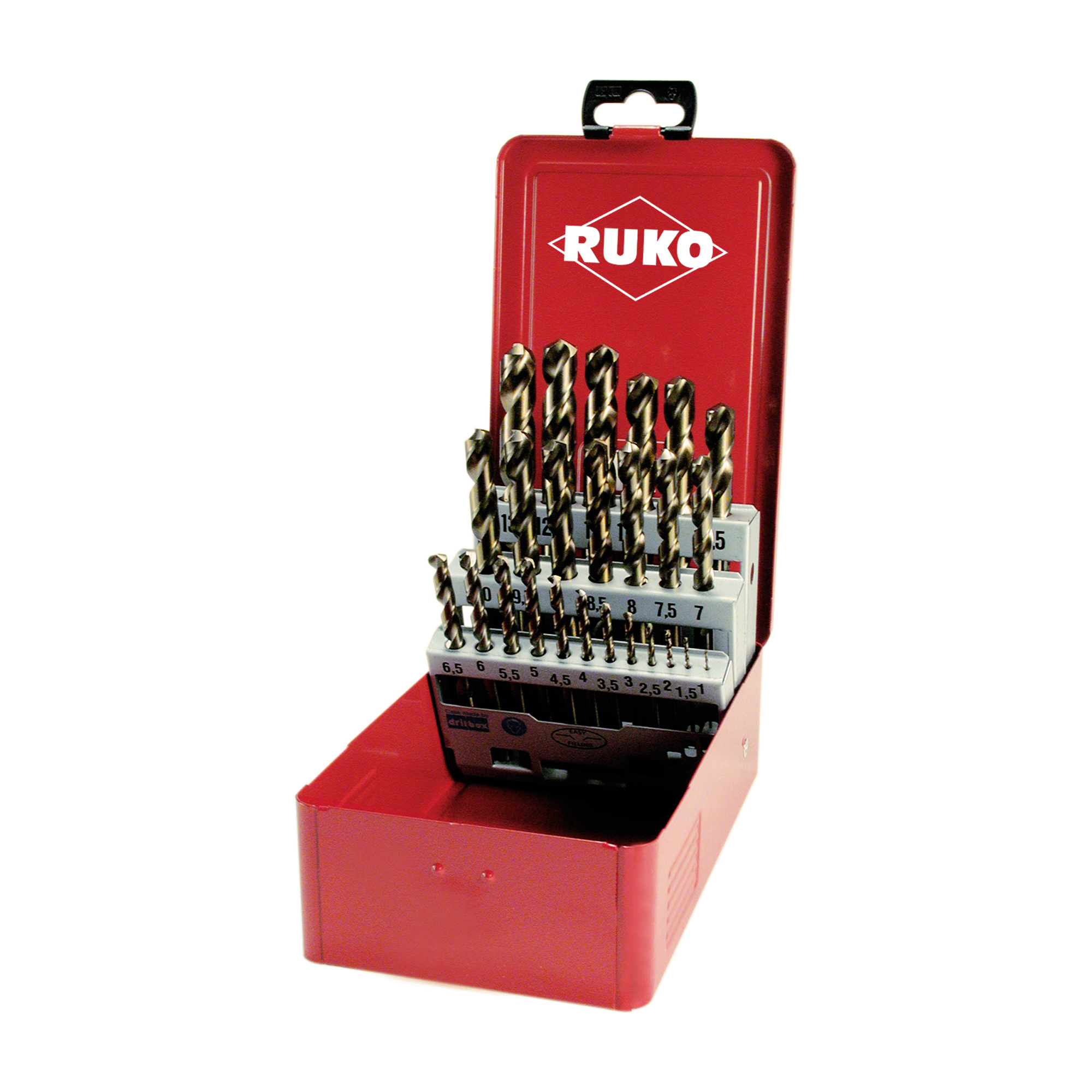 Сверло спиральное, кобальтовое 12x151mm DIN 338 тип VA, HSSE-Co 5 RUKO 215120