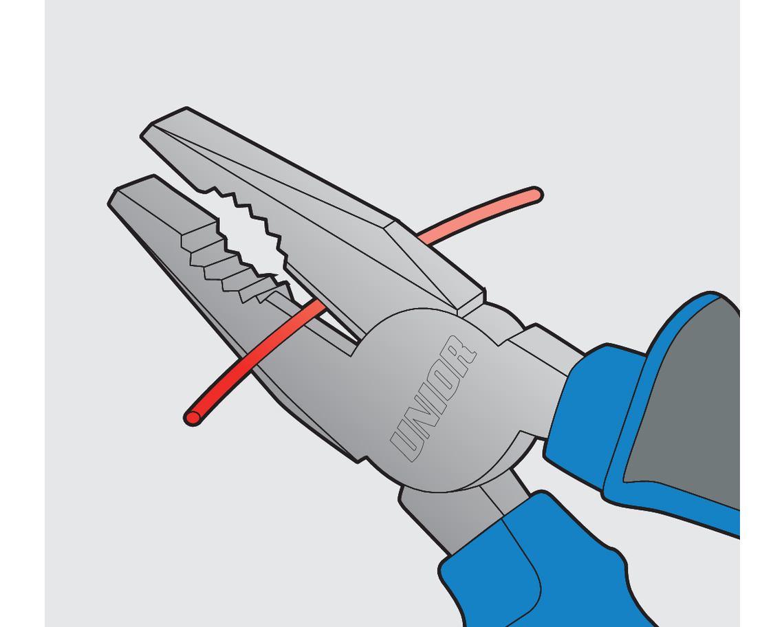 Плоскогубцы комбинированные 180mm UNIOR 607871
