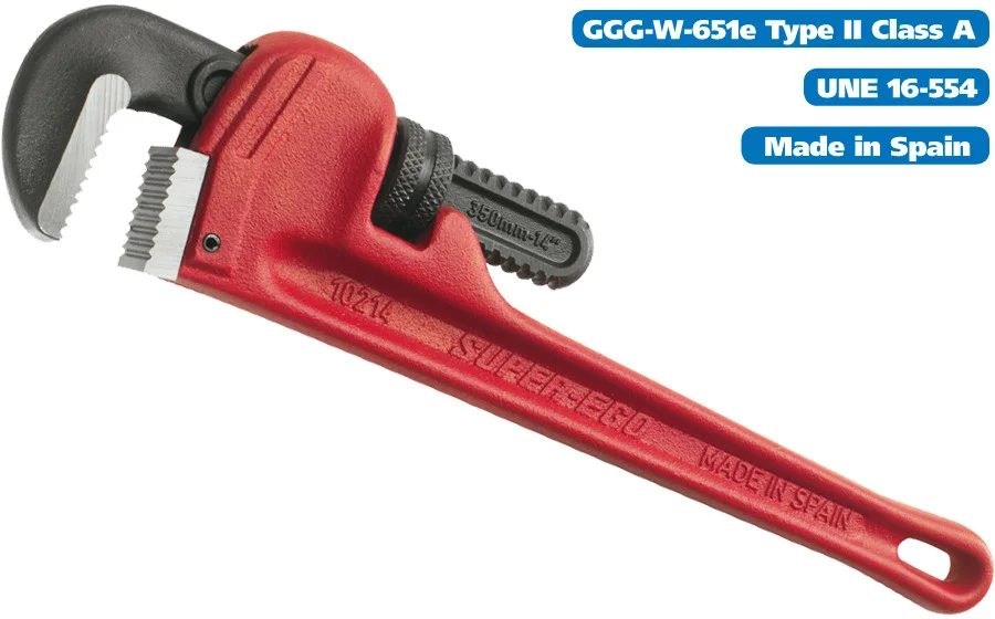 Ключ трубный HEAVY DUTY 10" SUPER EGO 102100000