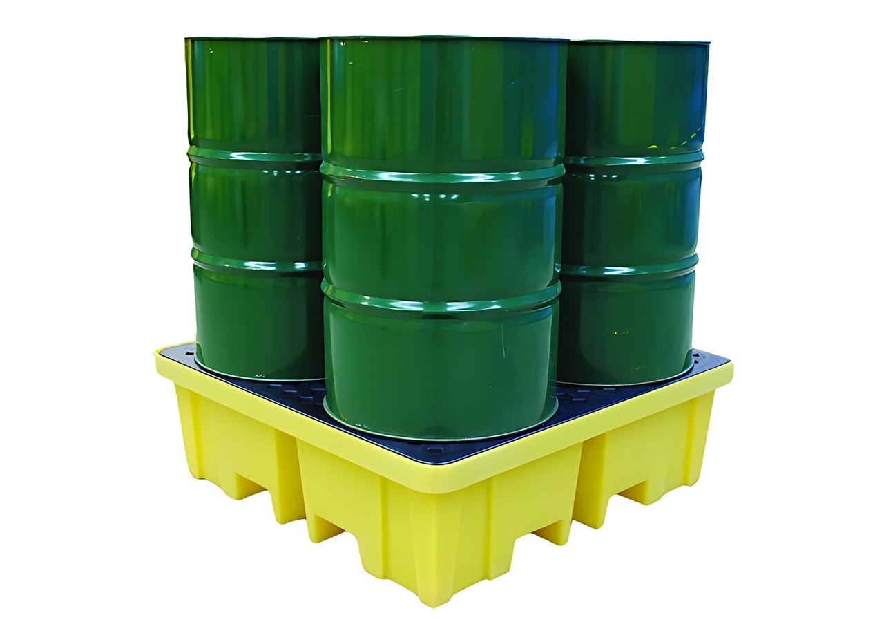 Поддон пластиковый на 4 бочки ROMOLD BP4FW