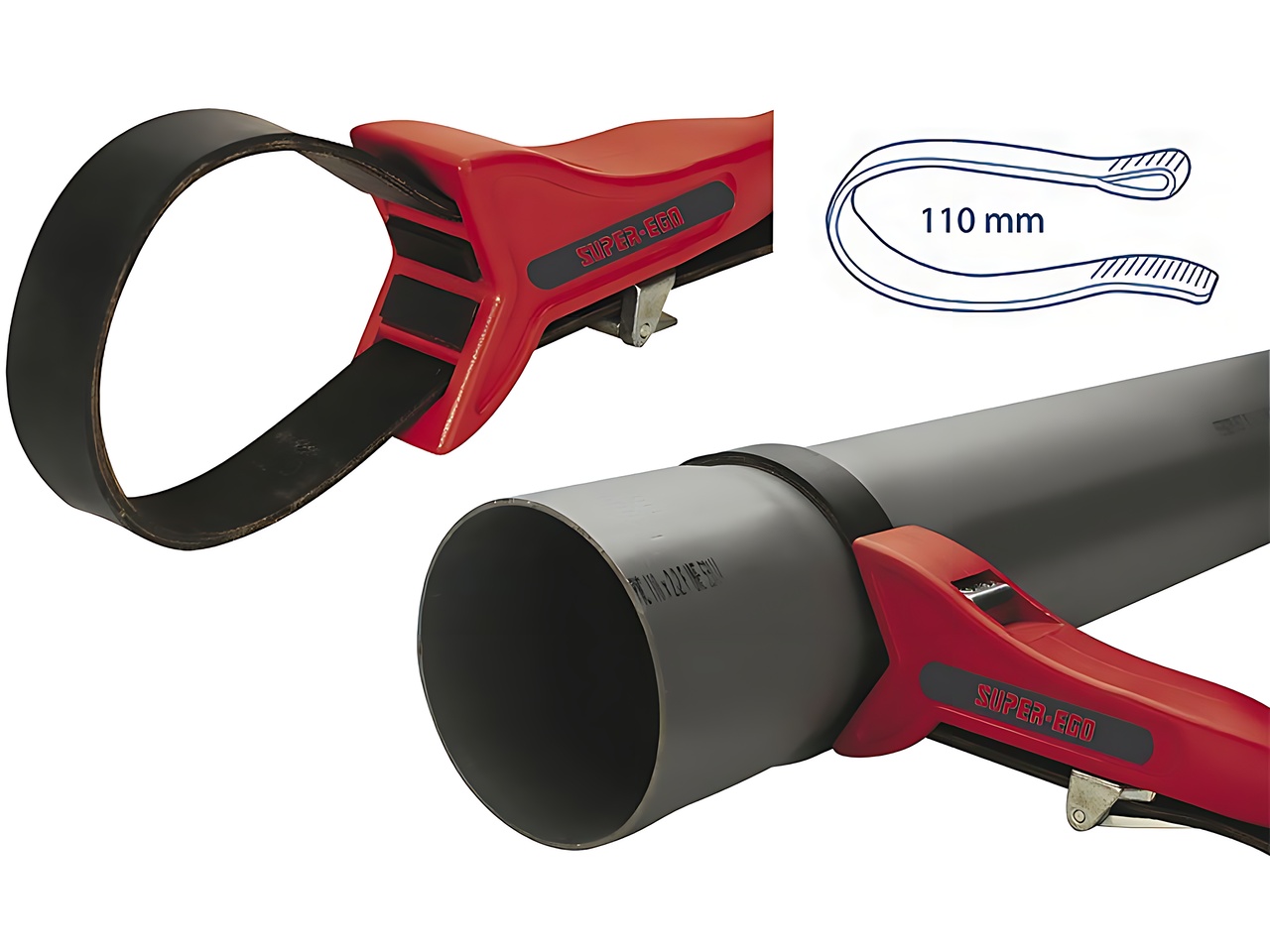 Ключ ремешковый PE 20-200mm SUPER-EGO 123010000