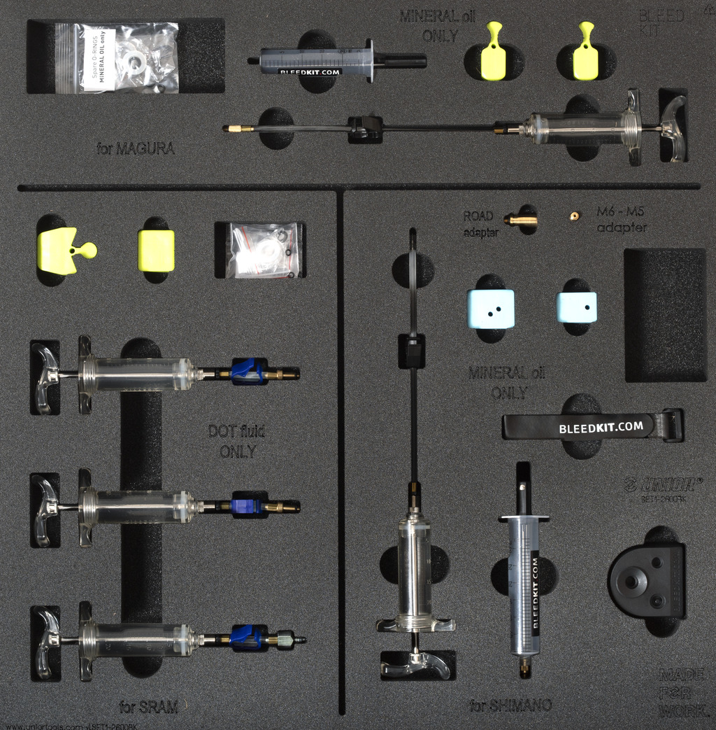 Набор для прокачки гидравлических тормозов UNIOR 629500