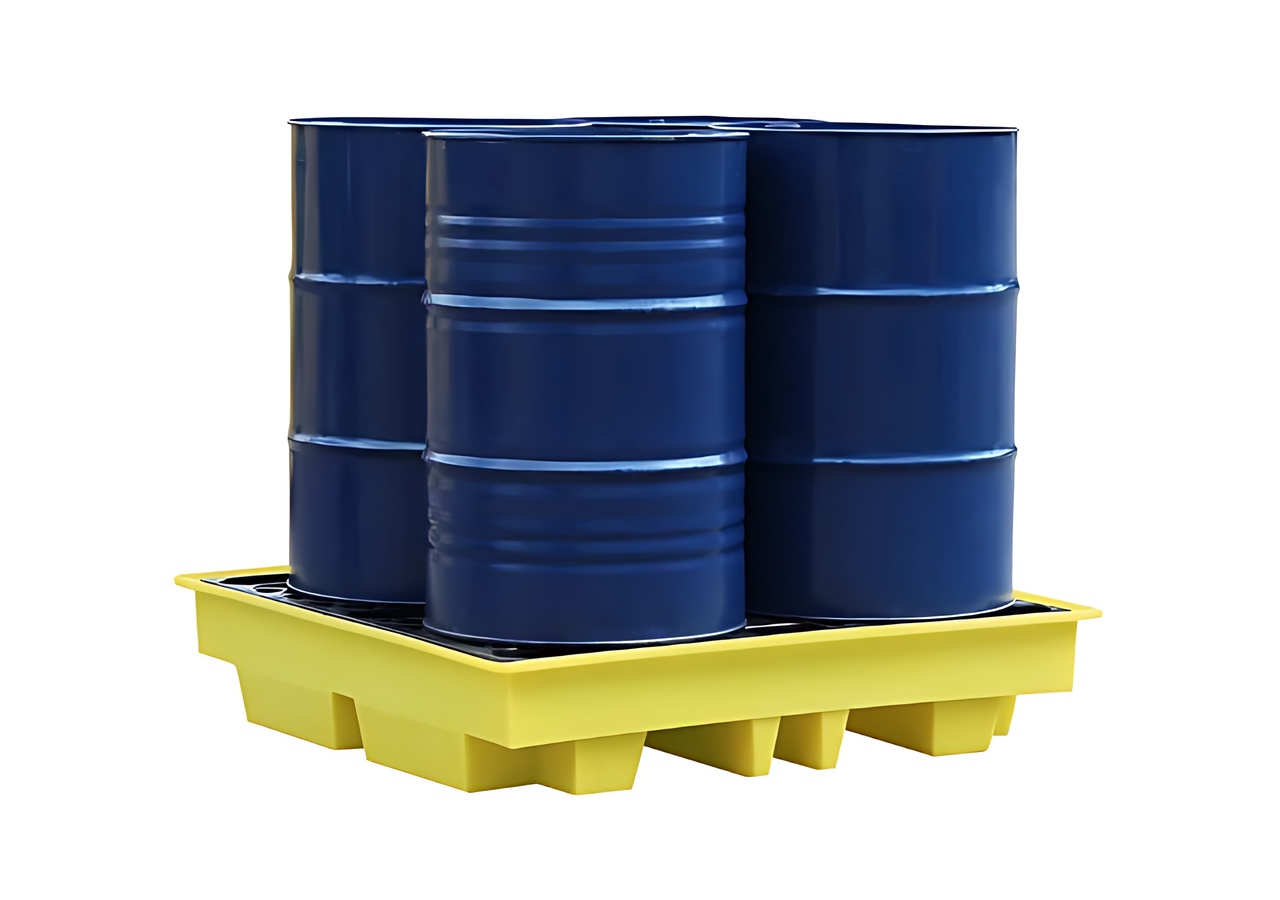 Поддон для бочек 4 x 205L 1285x1285x275mm ROMOLD BP4L