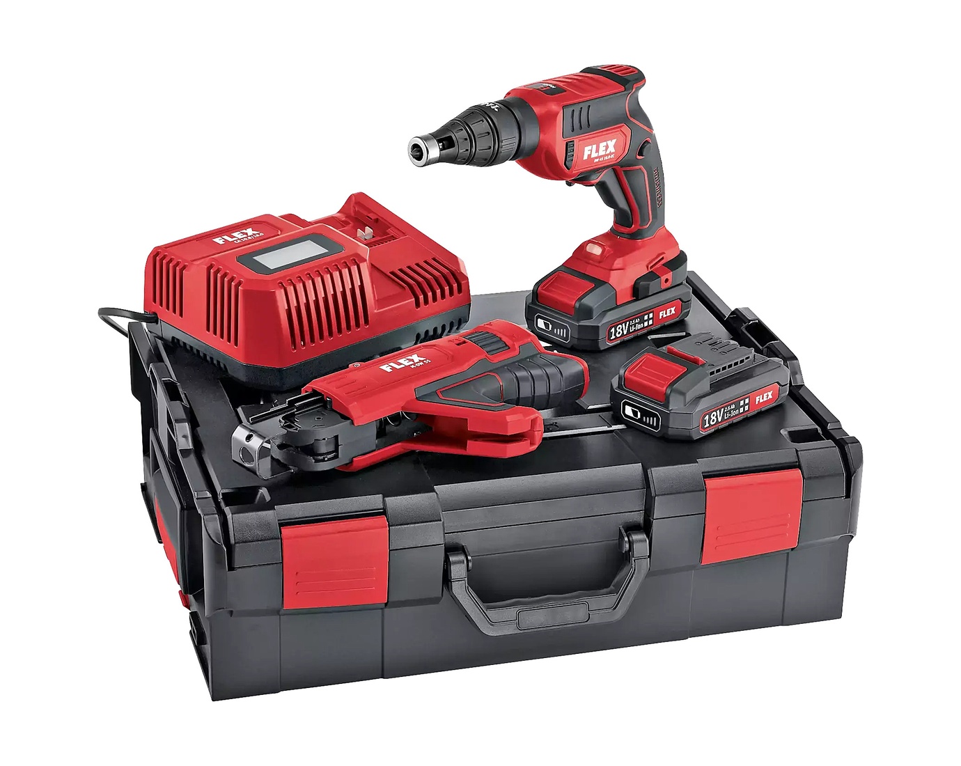 Шуруповерт аккумуляторный для гипсокартона FLEX DW 45 18.0-EC M/2.5 Set 466824