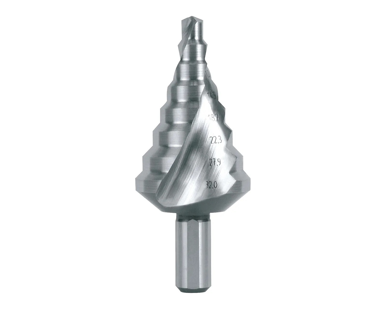 Сверло ступенчатое 6,0-32,00mm HSS RUKO 101057