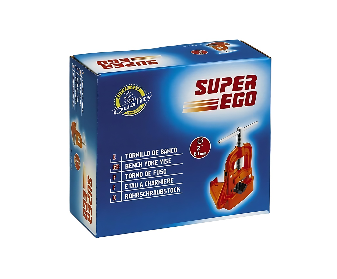 Тиски складные трубные до 3'' SUPER-EGO 450030000