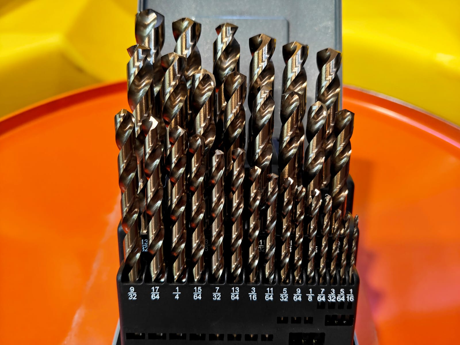 Набор сверел 29шт 1/16"-1/2"x1/64" HSSE-Co 5 DIN338 RUKO 215851RO