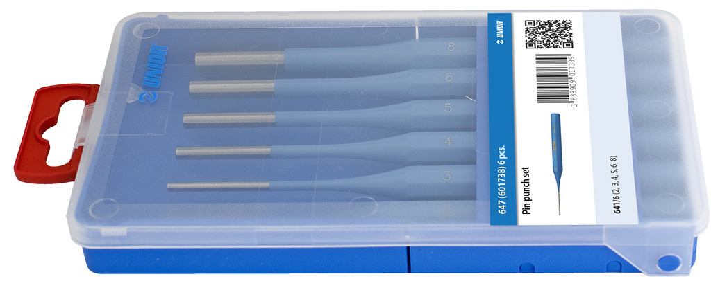 Набор пробойников (6пр.) UNIOR 601738