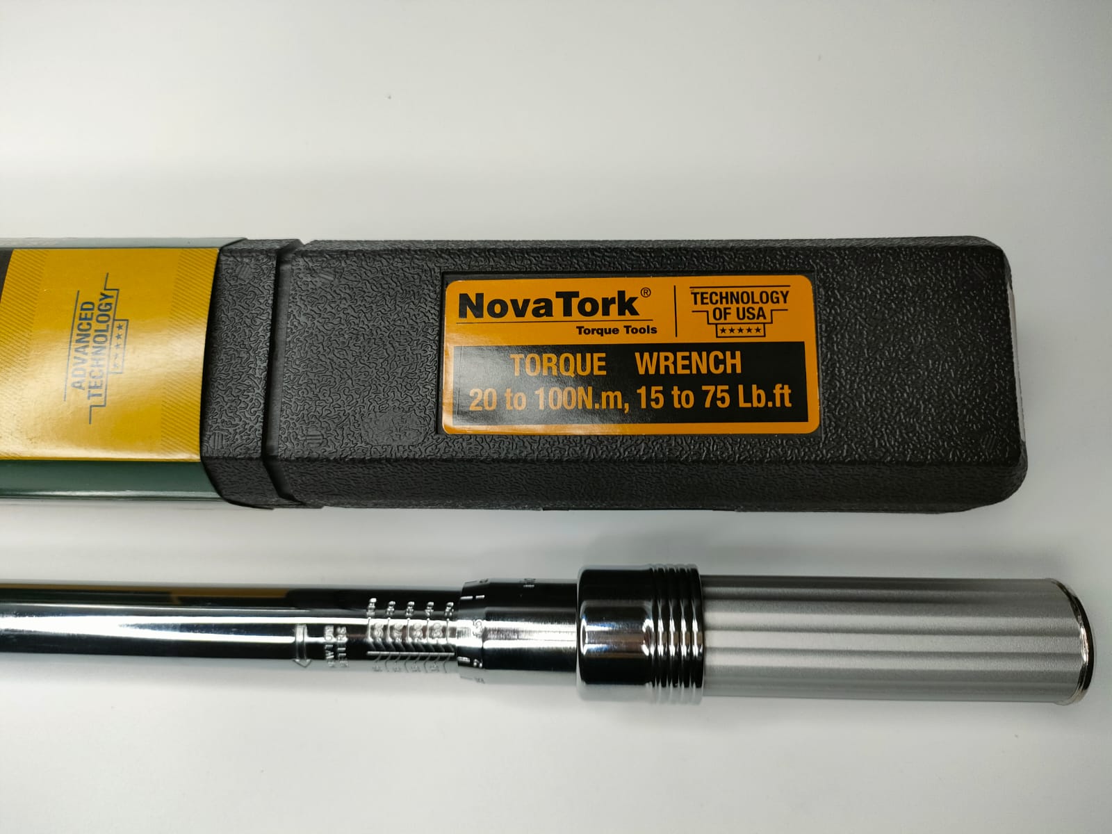 Ключ динамометрический 9x12mm 20-100Nm NovaTork GMH9100