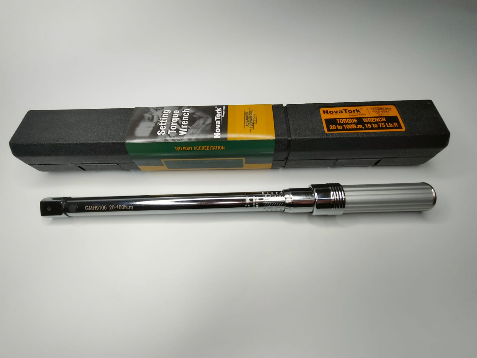 Ключ динамометрический 9x12mm 20-100Nm NovaTork GMH9100